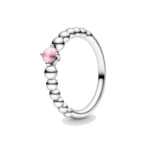 Pandora Jewels Pink Stone - Ring - Size 58 ***special Price*** (198867C09-58) Women's JEWELRY_main