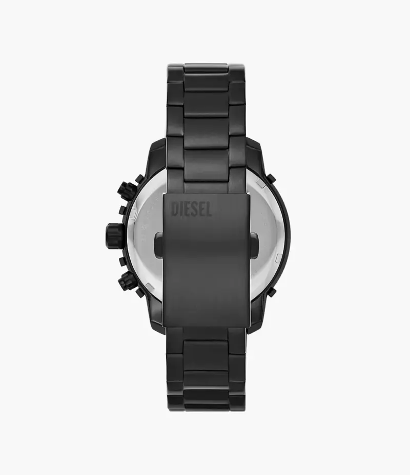 Diesel Griffed Chronograph Black Stainless Steel Men's Watch (DZ4605) - Image 3