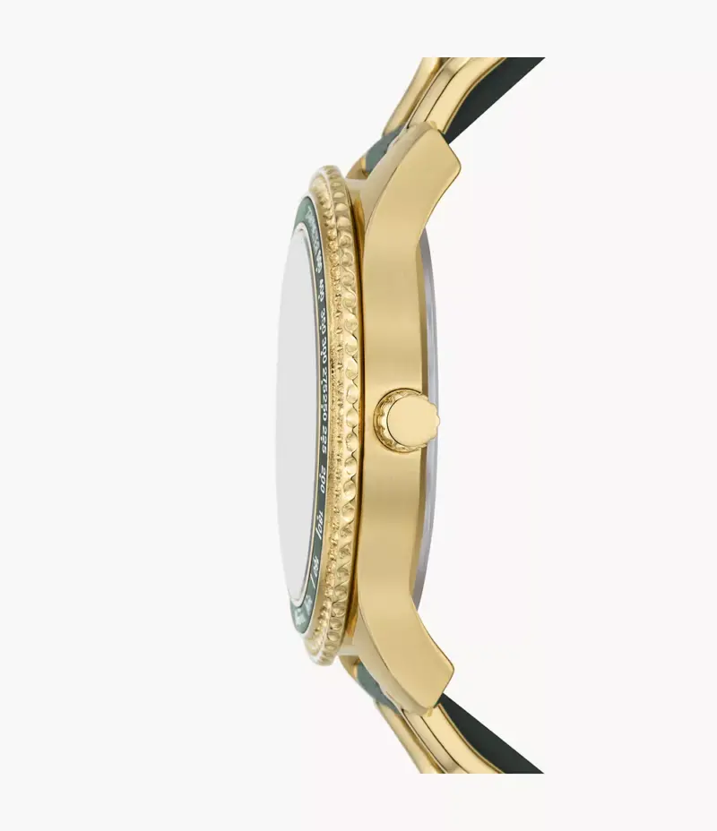 Fossil Stella Multifunction Green Eco Leather Watch (ES5243) - Image 2