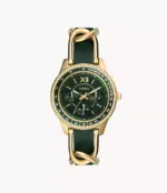Fossil Stella Multifunction Green Eco Leather Watch (ES5243)