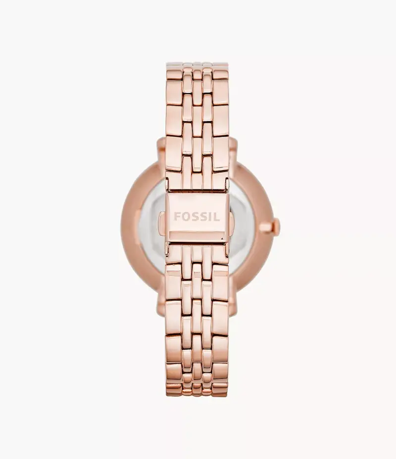 Fossil Jacqueline Rose Gold Watch & Bracelet Set (ES5252SET) - Image 3