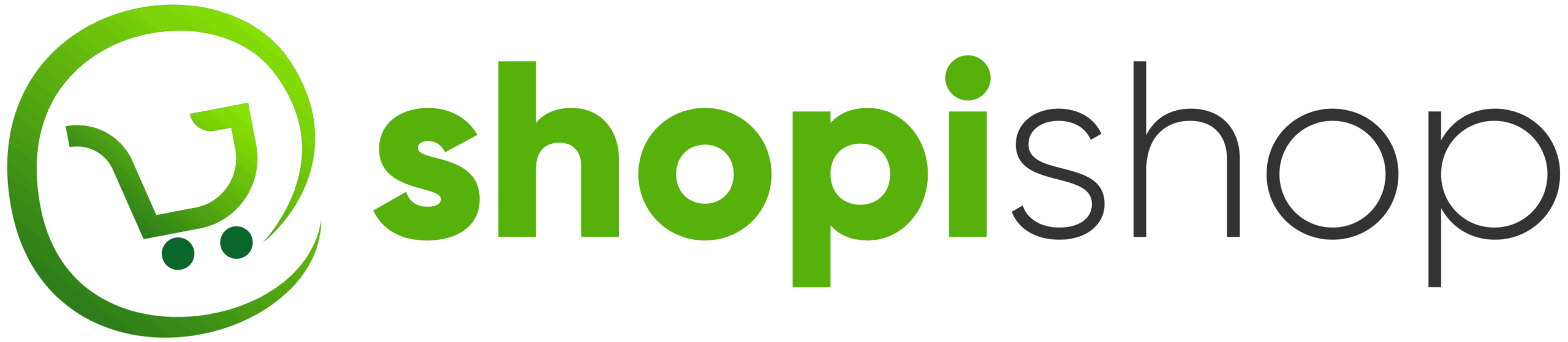 Shopishop.com logo. Shopping made easy. Time to live.