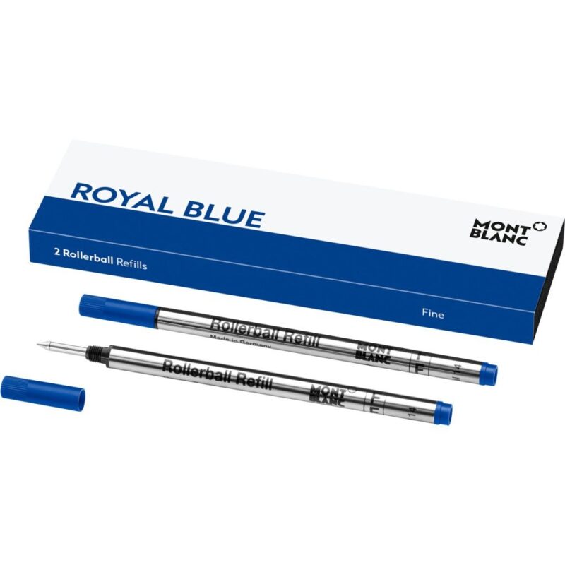 Montblanc Royal Blue -  Ballpoint Pen Refills - Fine - 2 Pcs (128232)  FASHION ACCESSORIES_main