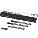 Montblanc Mistery Black - Ballpoint Pen Refills - Medium - 3 Pcs (128240)  FASHION ACCESSORIES_main