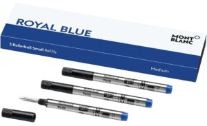 Montblanc Royal Blue - Ballpoint Pen Refills - Medium - 3 Pcs (128241)  FASHION ACCESSORIES_main