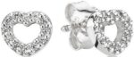 Pandora Jewels Cubic Zirconia  Silver Stud Earrings (290528CZ) Women's JEWELRY_main