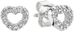 Pandora Jewels Cubic Zirconia  Silver Stud Earrings (290528CZ) Women's JEWELRY_main