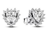 Pandora Jewels Sparkling Heart Halo Stud (293097C01) Women's JEWELRY_main