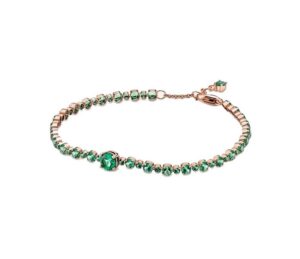 Pandora Jewels Sparkling Green Tennis - Size 16 ***special Price**** (580044C01-16) Women's JEWELRY_main