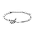 Pandora Jewels Moments T-bar Snake Chain - Size 17 ***special Price**** (599082C00-17) Women's JEWELRY_main