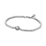 Pandora Jewels Sparkling Halo Tennis - Size 18 (599416C01-18) Women's JEWELRY_main