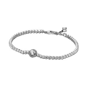 Pandora Jewels Sparkling Halo Tennis - Size 18 (599416C01-18) Women's JEWELRY_main