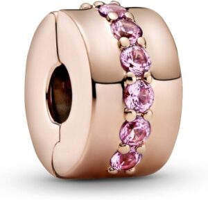 Pandora Charms Pink Sparkling Row (781972C01) Women's JEWELRY_main