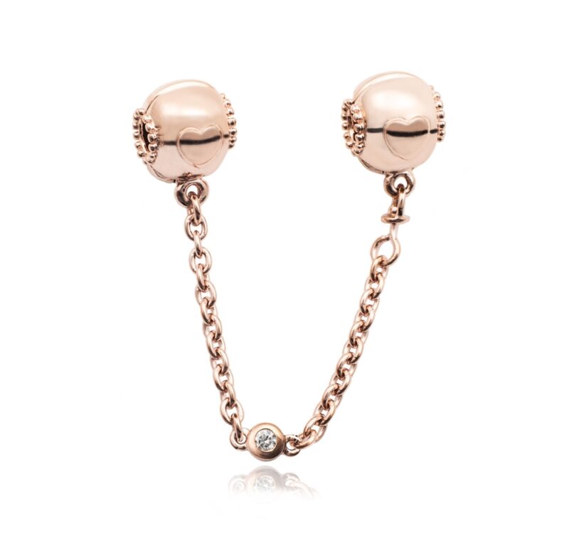 Pandora Charms Jeart Safety Chain (787636CZ-05) Women's JEWELRY_main