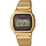 Casio Vintage Premium Collection Gold Mesh