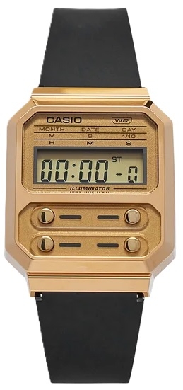 Casio Vintage Edgy Collection - Gold (A100WEFG-9AEF) Unisex Watch_main
