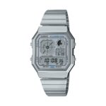 Casio Vintage Retro Future Edgy Collection - Silver (A130WE-7AEF) Unisex Watch_main