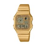 Casio Vintage Retro Future Edgy Collection - Full Gold (A130WEG-9AEF) Unisex Watch_main