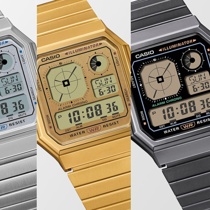 Casio Vintage Retro Future Edgy Collection - Full Black (A130WEGG-1AEF) Unisex Watch_1