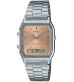 Casio Vintage Edgy Collection Sunray Dial - Pink Copper (AQ-230A-4AMQYES) Unisex Watch_main