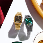 Casio Vintage Edgy Collection Gun Metal - Emerald Green (AQ-230EGG-3AEF) Unisex Watch_2