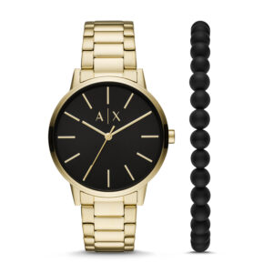 A|X Armani Exchange Men's Watch and Bracelet Jewellery Set  (AX7119SET) - Cayde Collection
