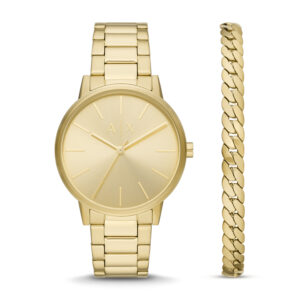 A|X Armani Exchange Men's Watch and Bracelet Jewellery Set (AX7144SET) - Cayde Collection