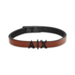 Armani Exchange Jewels Men's Leather Bracelet (AXG0054001)