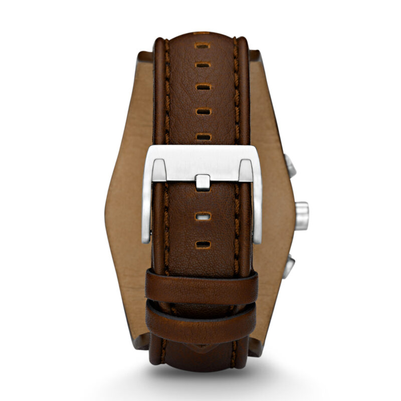 Fossil Cuff Chronograph Tan Leather CH2565 Men's Watch - Image 2