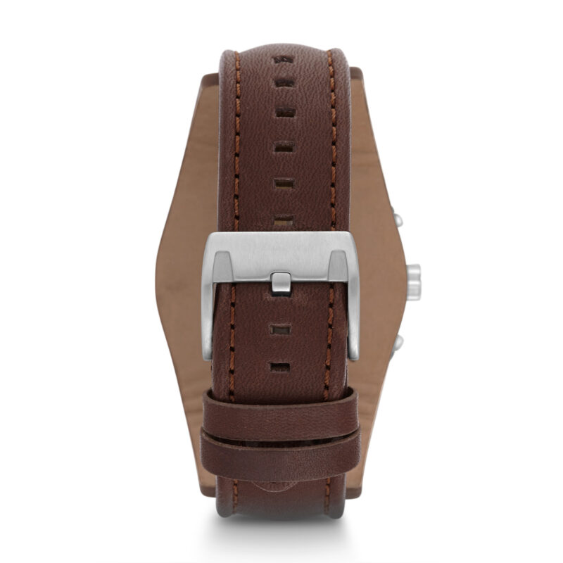 Fossil Coachman Chronograph Black Dial Brown Leather CH2891 Men's Watch - Image 2