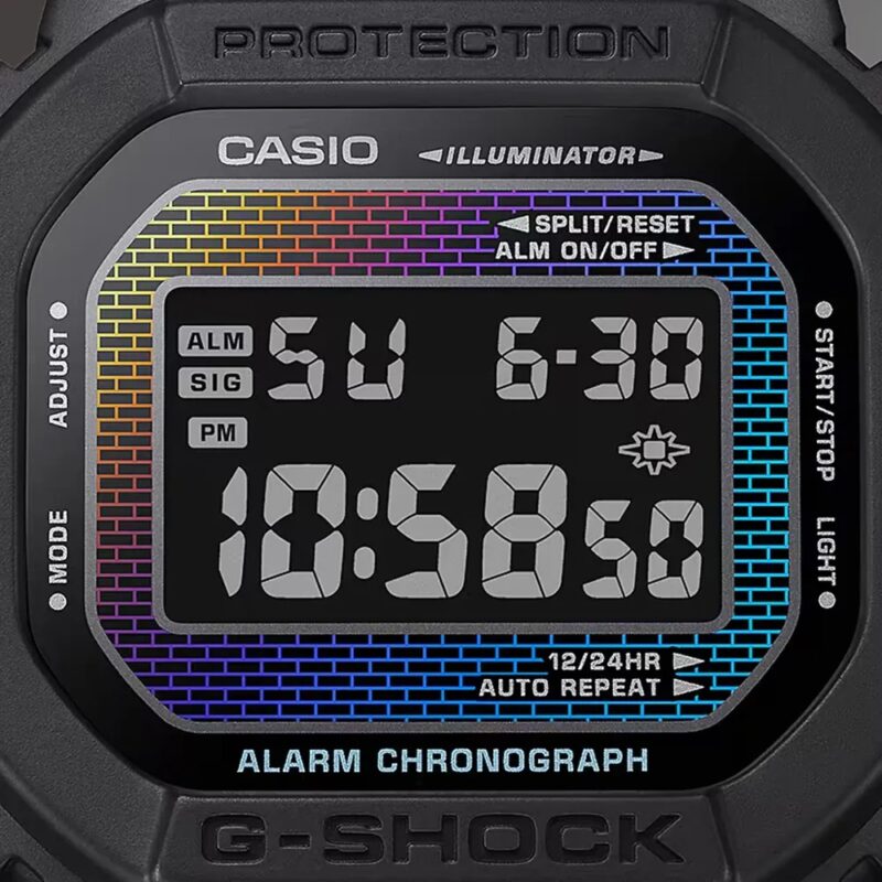 Casio G-shock The Origin - Rainbow Brick Wall Serie (DW-5600RW-1ER) Men's Watch_1