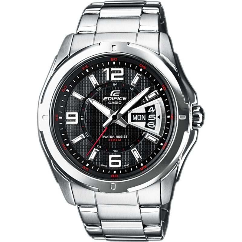 Casio Edifice Classic Day Date - Black (EF-129D-1AVEF)  Watch_main