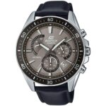 Casio Edifice Retrograde Chronograph Xl Leather - Tan Black (EFR-552L-5AVUEF)  Watch_main