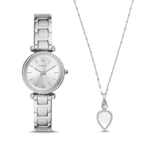 Fossil Virginia Set + Necklace Womens Watch (ES5250SET)