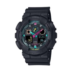 Casio G-shock Oversize - Matte Fluo Serie - Black (GA-100MF-1AER) Men's Watch_main