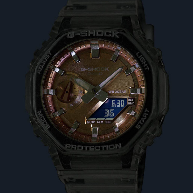 Casio G-schock Bright Metallic - Light Blue (GA-2100BM-7A2ER) Men's Watch_3