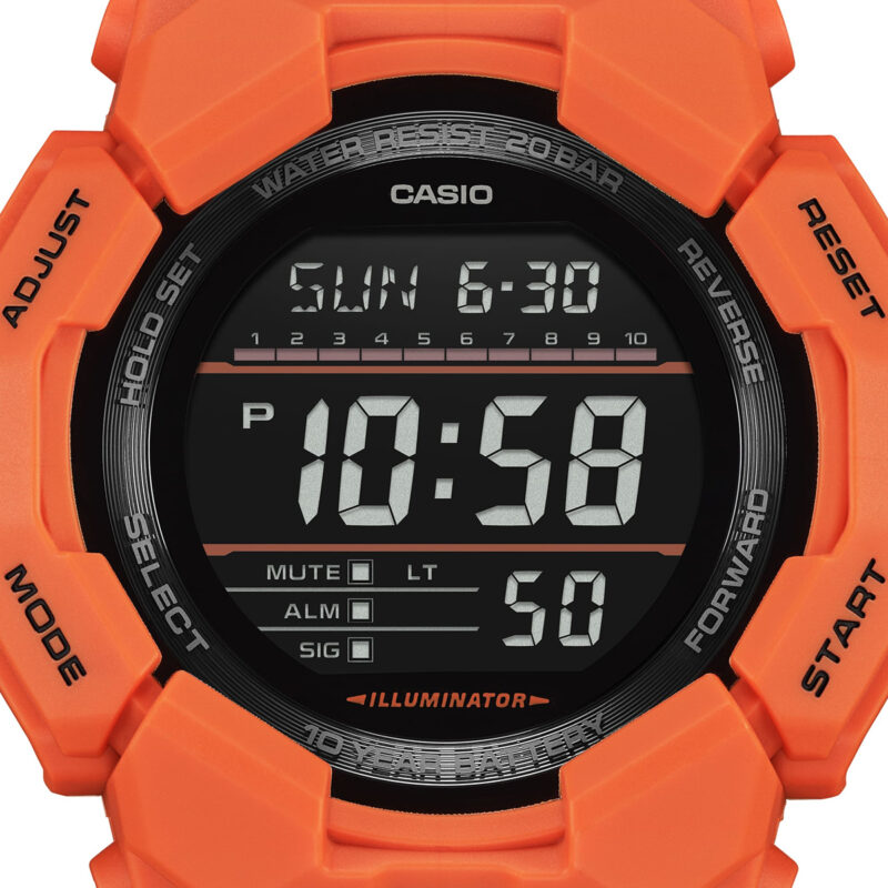 Casio G-schock Grand Digit - Orange (GD-010-4ER) Men's Watch_3
