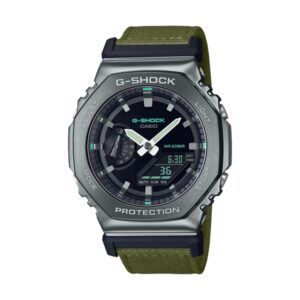 Casio G-shock Oak  Metal Covered - Utility Serie Khaki Green (GM-2100CB-3AER) Men's Watch_main