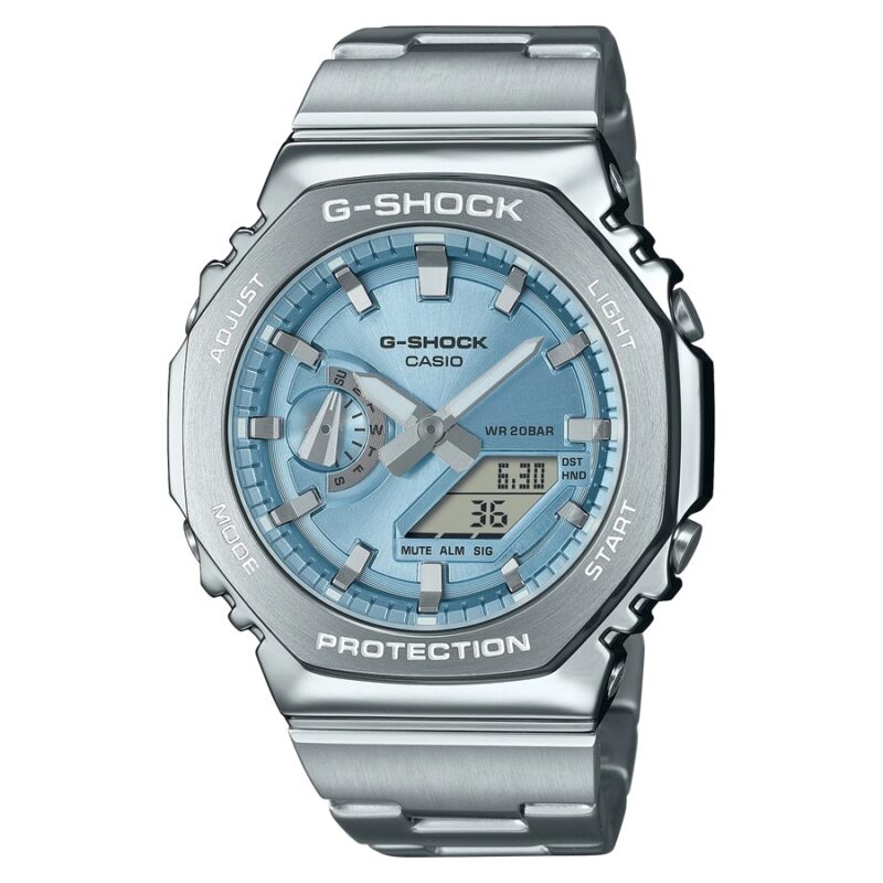 Casio G-shock Oak G-steel - Light Blue (GM-2110D-2AER) Men's Watch_main