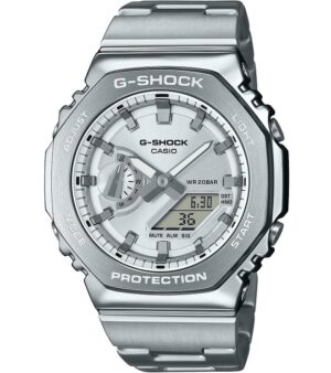 Casio G-shock Oak G-steel Classic Silver (GM-2110D-7AER) Men's Watch_main