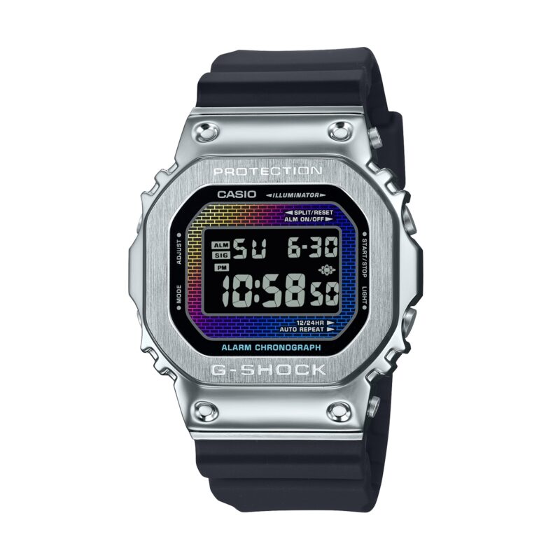 Casio G-shock The Origin Metal Covered -  Rainbow Brick Wall Serie (GM-5600RW-1ER) Men's Watch_main