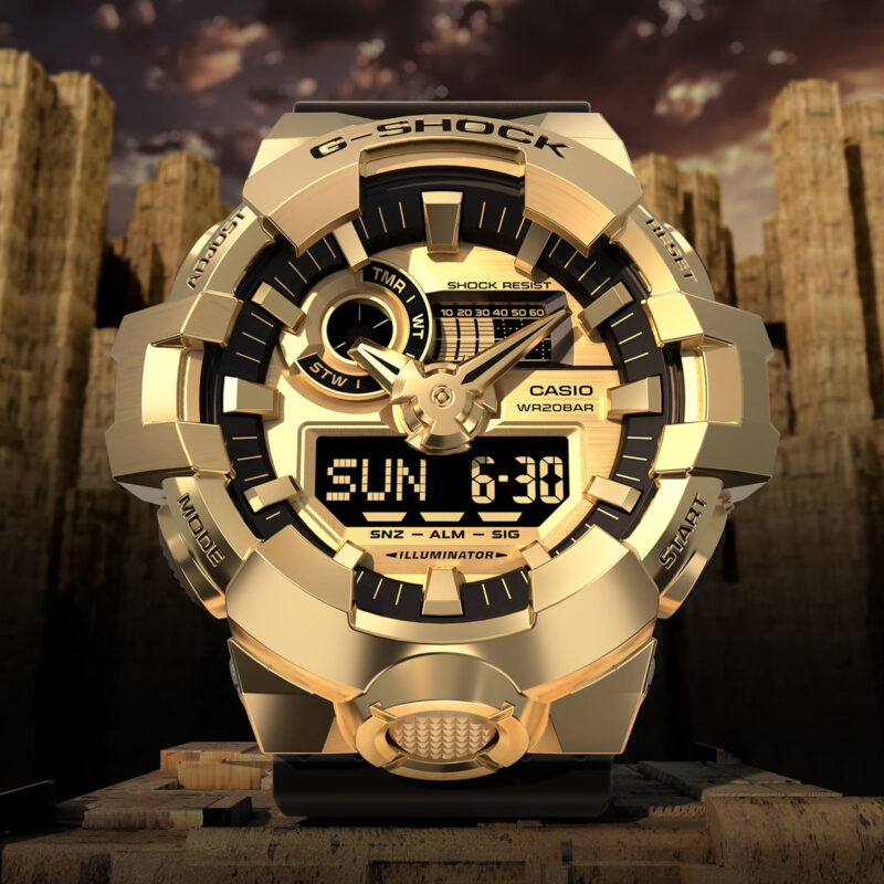 Casio G-shock G-steel Bold Gold (GM-700G-9AER) Men's Watch_4