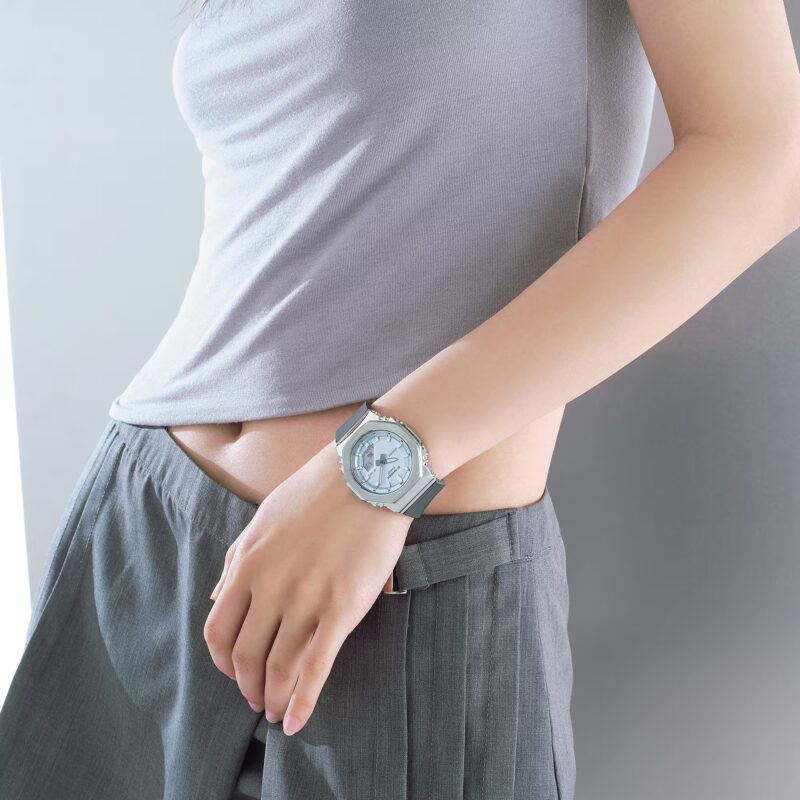 Casio G-shock Mini Oak G-steel Light Blue (GM-S2110-2AER) Women's Watch_1