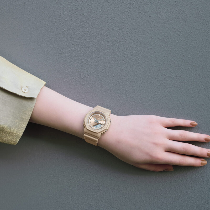Casio G-shock Oak Silky Texture Serie - Sand (GMA-P2100ST-9AER) Women's Watch_3