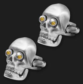 Ambrosini Jewels Unisex Cufflinks (gt 01 01) - bianca - 925 sterling silver