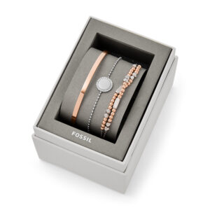 Fossil Jewels Women's Bracelet + Bangle + Bracelet Jewellery Set (JGFTSET1046)