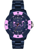 Light Time Poker - Blue / Pink (L147I) Men's Watch_main