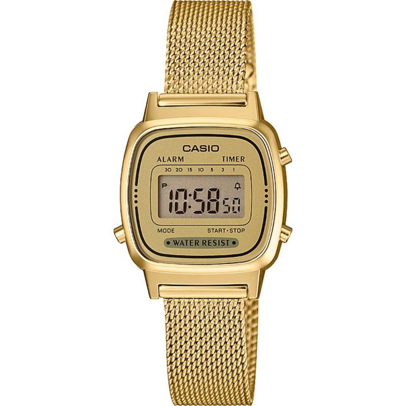 Casio Vintage Iconic Mini Steel - Gold Mesh (LA670WEMY-9EF) Women's Watch