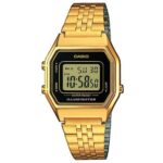 Casio Vintage Iconic Lady Gold - Black (LA680WEGA-1ER) Unisex Watch_main