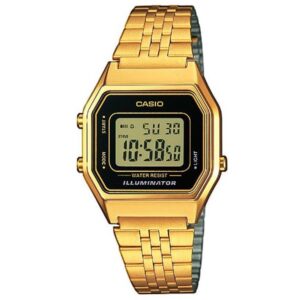 Casio Vintage Iconic Lady Gold - Black (LA680WEGA-1ER) Unisex Watch_main